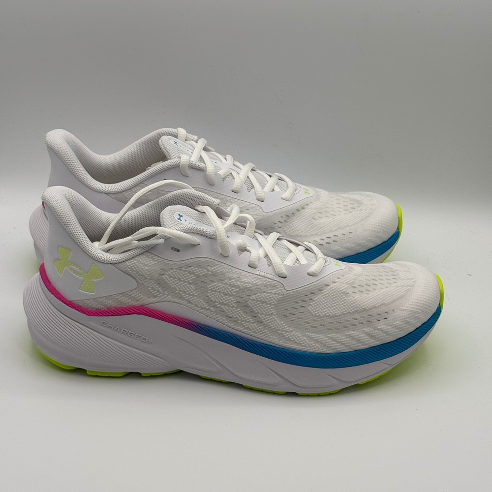 Under Armour UA W Turbulence 3 Shoes Womens Size 9.5 White Running 3027479-101